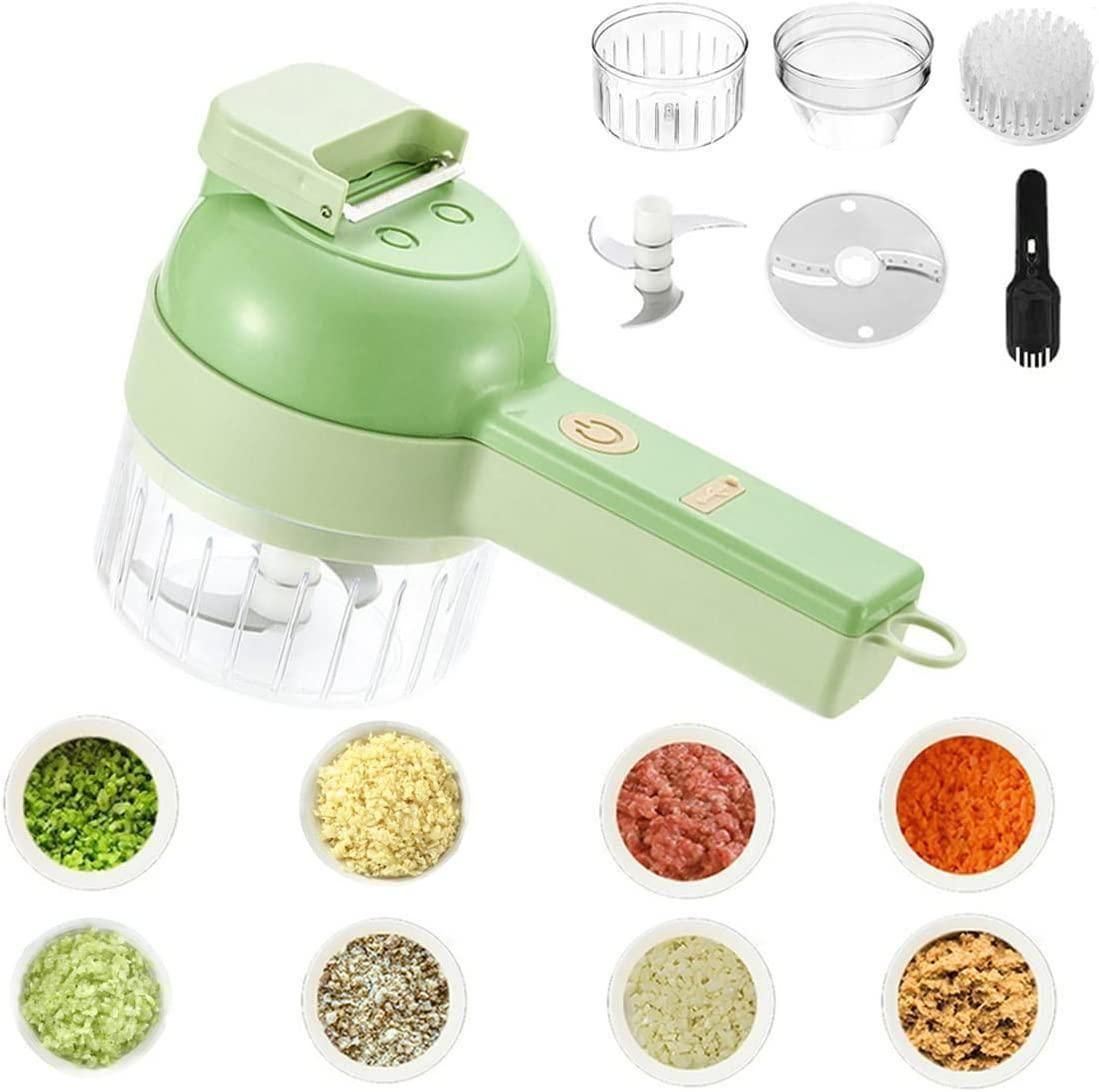 4 in 1 Portable Electric Vegetable Cutter Set 50% Off