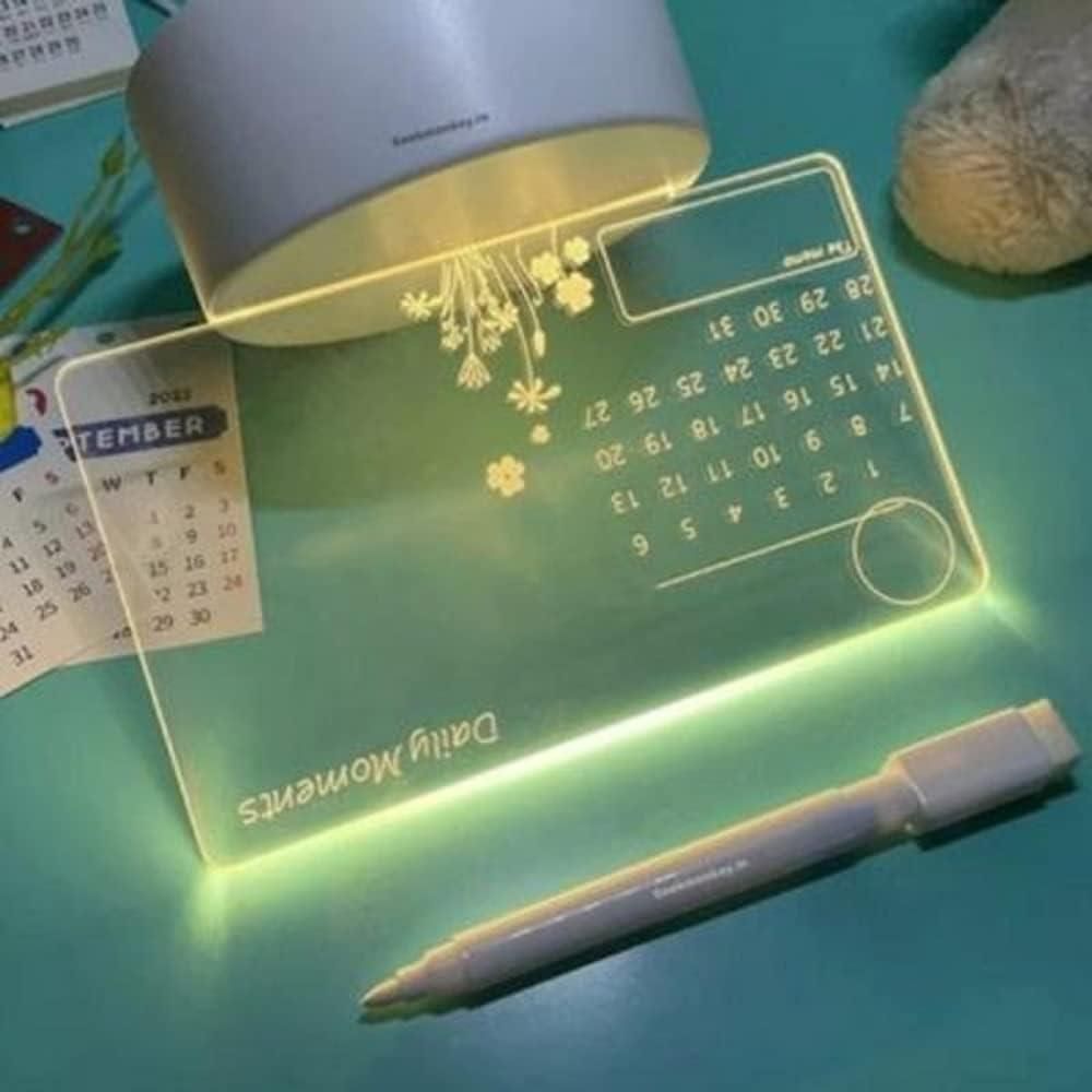 3d Acrylic Writing Board with Pen and Light 50% Off