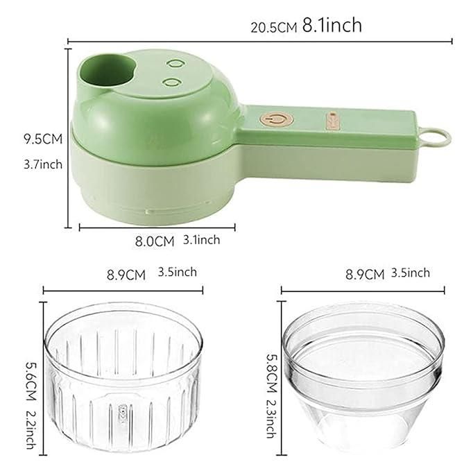 4 in 1 Portable Electric Vegetable Cutter Set 50% Off