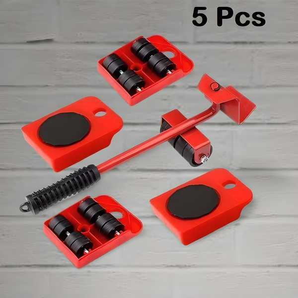 Furniture Lifter Tool Set Heavy Duty Wheel Pads 50% Off