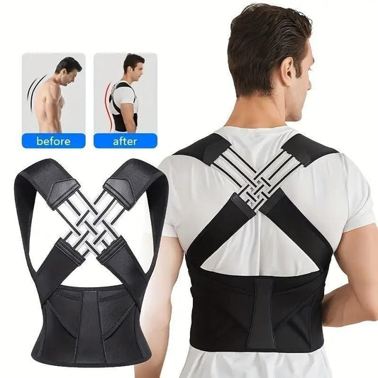 Adjustable Back Posture Corrector/ Slouching Relieve Pain Belt Women Men 50% Off