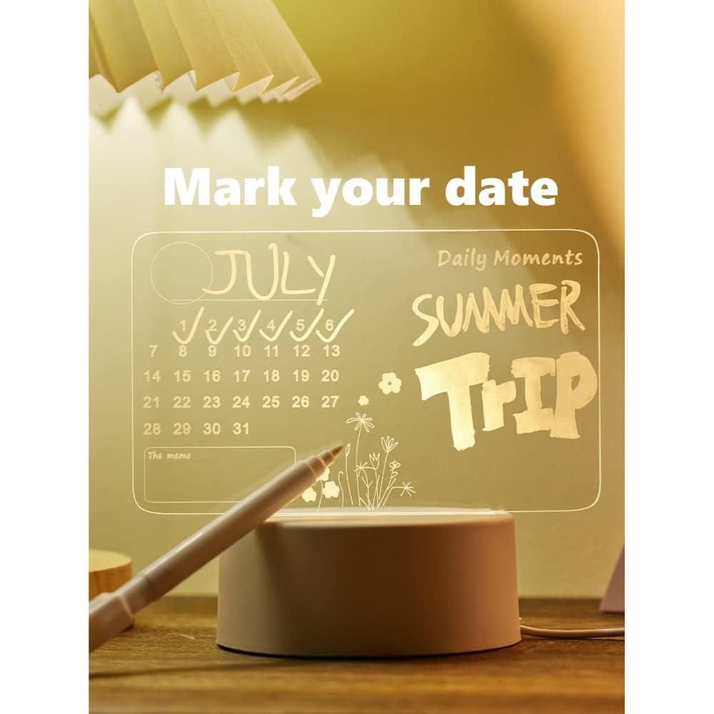 3d Acrylic Writing Board with Pen and Light 50% Off