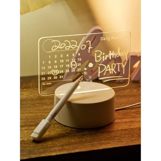 3d Acrylic Writing Board with Pen and Light 50% Off