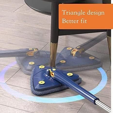 Blue Squeezing Triangle Cleaning Mop 40% Off