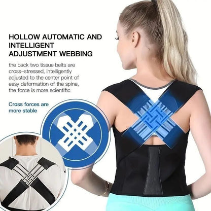 Adjustable Back Posture Corrector/ Slouching Relieve Pain Belt Women Men 50% Off