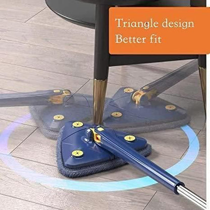 Blue Squeezing Triangle Cleaning Mop 40% Off